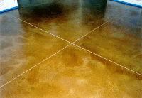 Typical Acid-Stained Concrete
