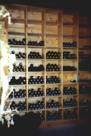Owlcroft House: a part of the wine 'cellar' in the Tank Room.